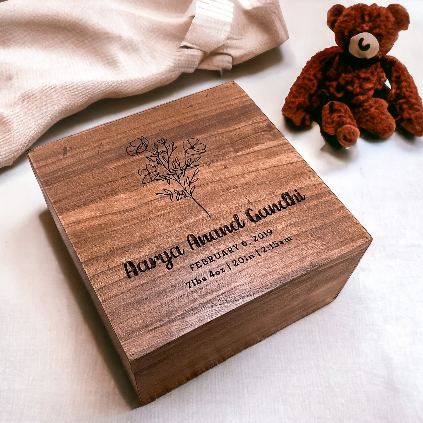 Wooden Keepsake Box